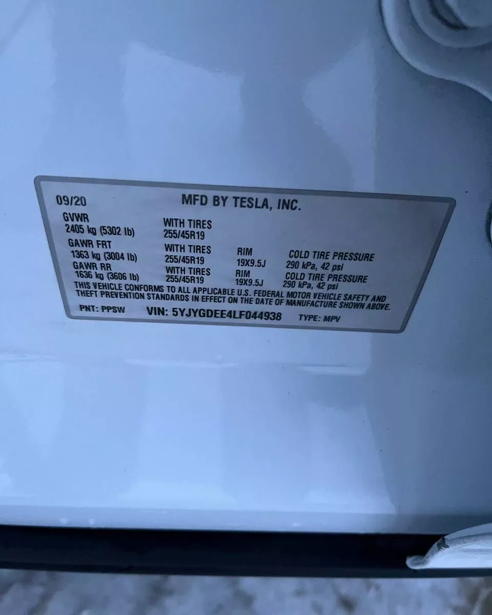 Tesla Model Y  75 kWh 2020151