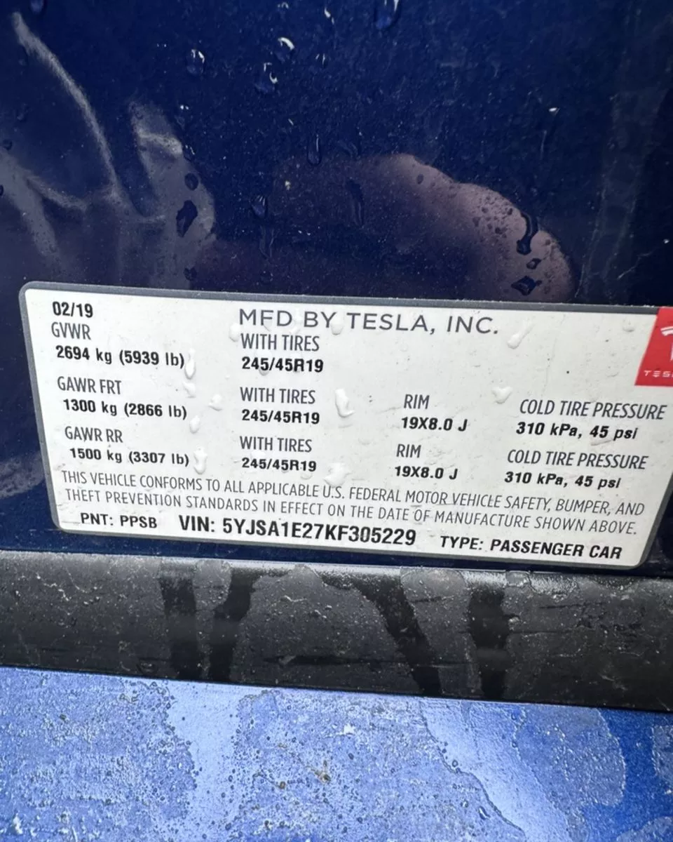 Tesla Model S  100 kWh 201991