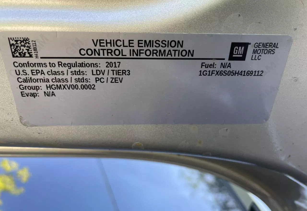 Chevrolet Bolt EV  64 kWh 2017341